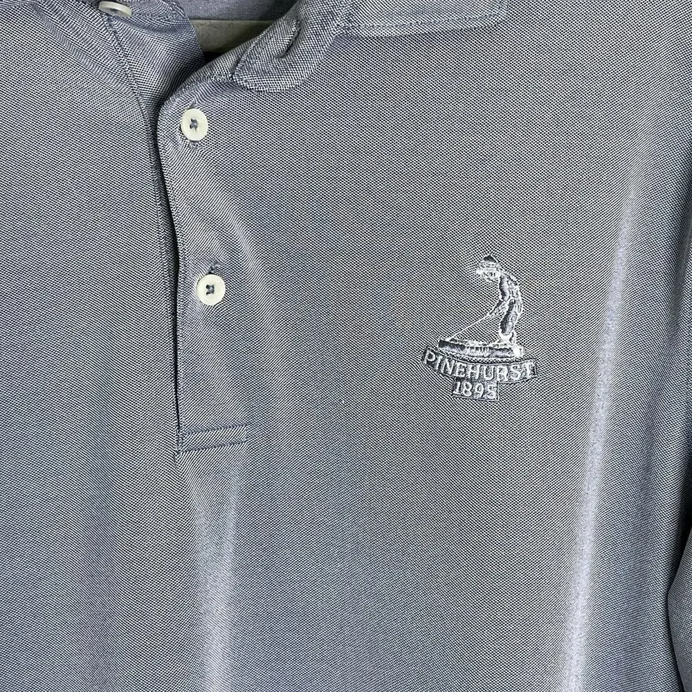 Stitch Vintage Lot Of 2 Polo Shirts Men’s M/L Gray Stripe Golf Stretch - Picture 10 of 16